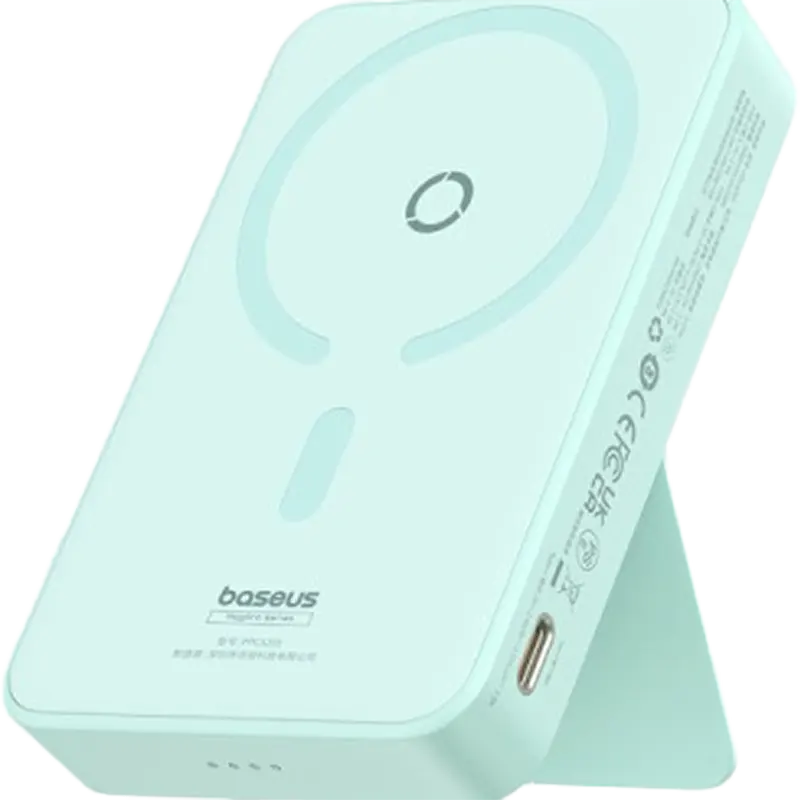 Baseus Magnetic 2-in-1 Wireless Charger 5000mAh 20W Blue Mascom International.webp